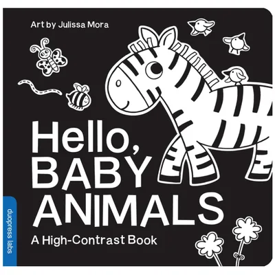Hello, Baby Animals, a high-contrast book