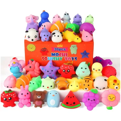 Animal mochi squishies, party pack