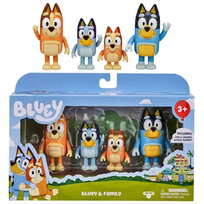 Bluey family figure 4-pack