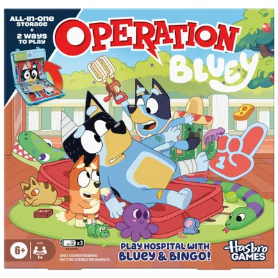 Operation: Bluey edition board game