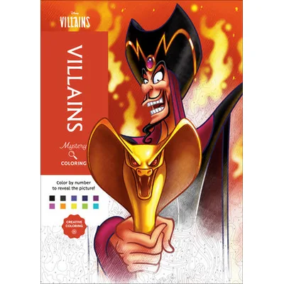 Disney Mystery Coloring: Disney Villains