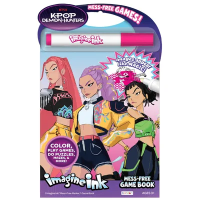 KPop Demon Hunters Imagine Ink mess-free game book