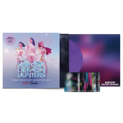 KPop Demon Hunters soundtrack, violet vinyl LP