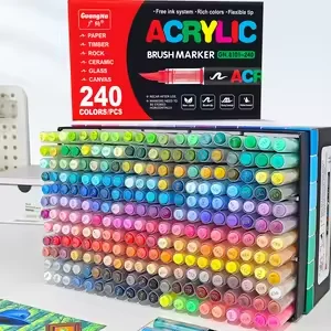 Guangna acrylic paint markers, 240 colors