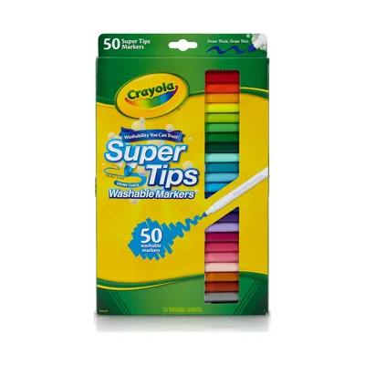Crayola Super Tips, washable