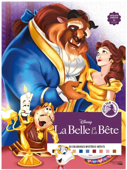 Coloriages Mystères: La Belle et la Bête