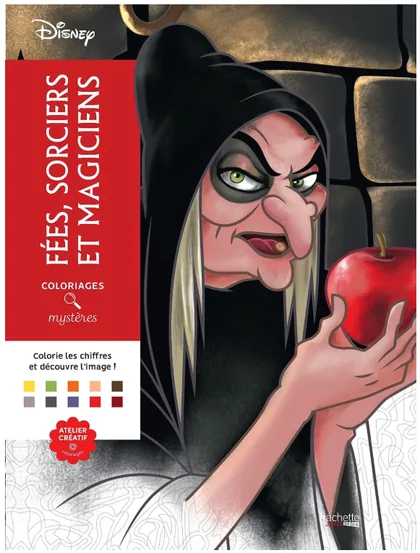 Coloriages Mystères: Fées, sorciers et magiciens