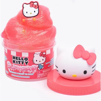 Hello Kitty cotton candy scented slime