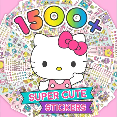 Hello Kitty and Friends sticker book, 1500+ stickers